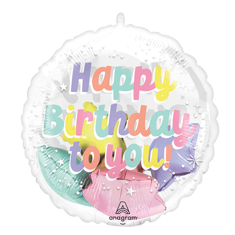 Insiders Pearlised Birthday Balloon