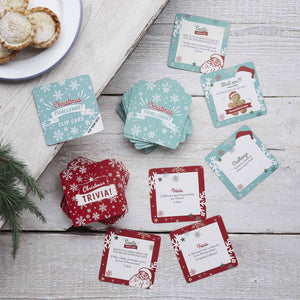 Festive Fun Flip your Fate Christmas Trivia or Challenge Card Game