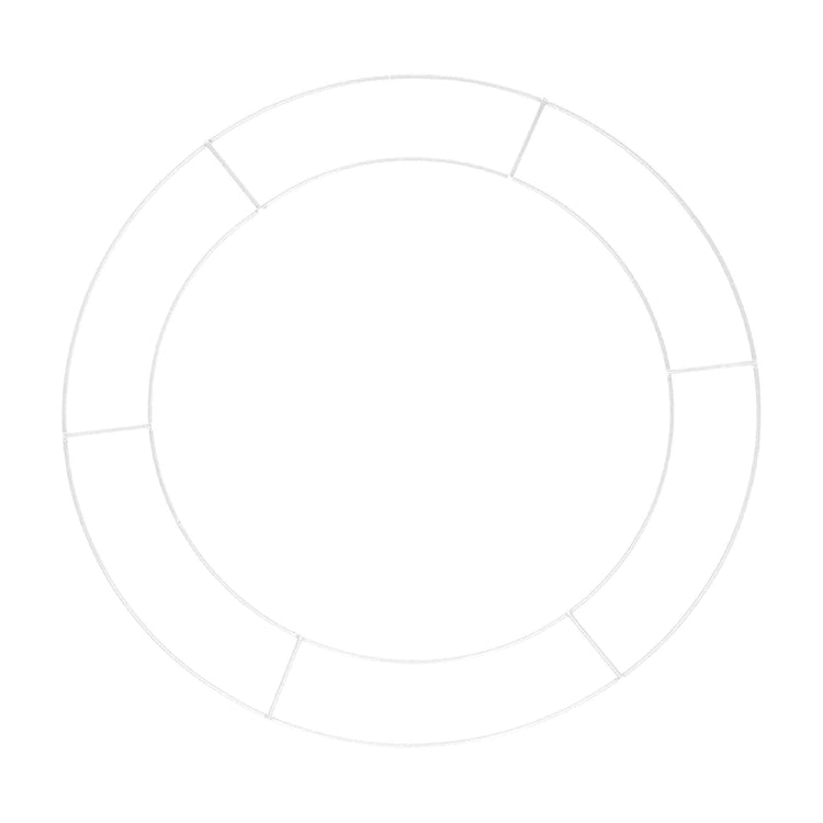 White Metal Hanging Hoop Frame 1pk