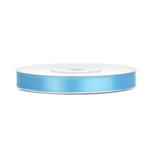 Satin Ribbon 6mm x 25m - Light Blue