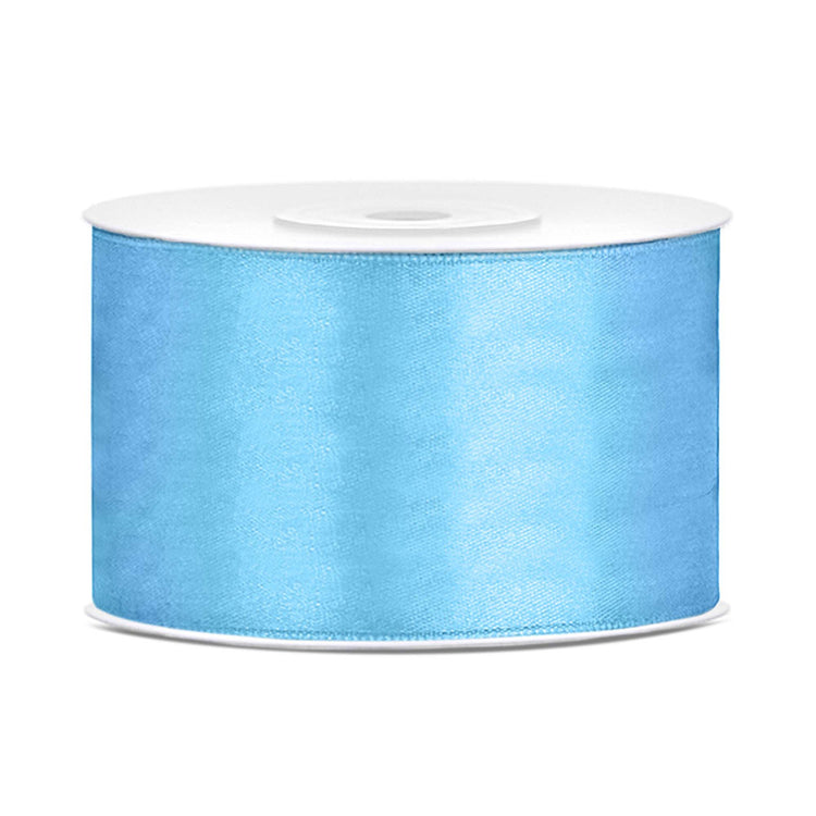 Satin Ribbon 38mm x 25m - Light Blue