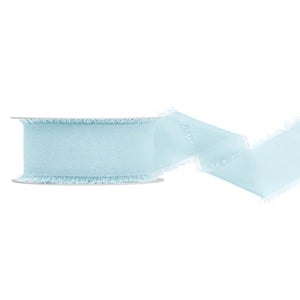 Chiffon Ribbon 40mm x 10m - Light Blue
