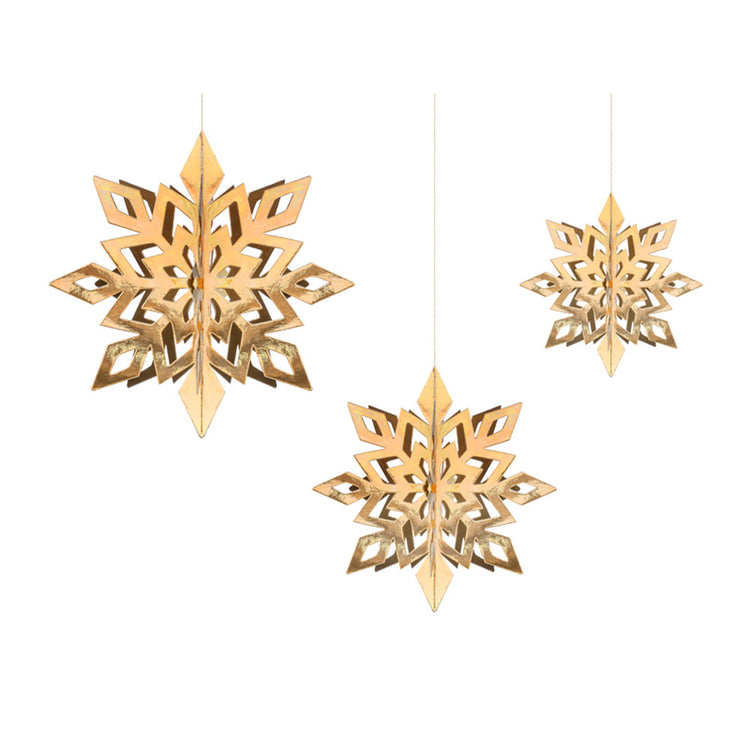 Classic Christmas Snowflake Hanging Decorations