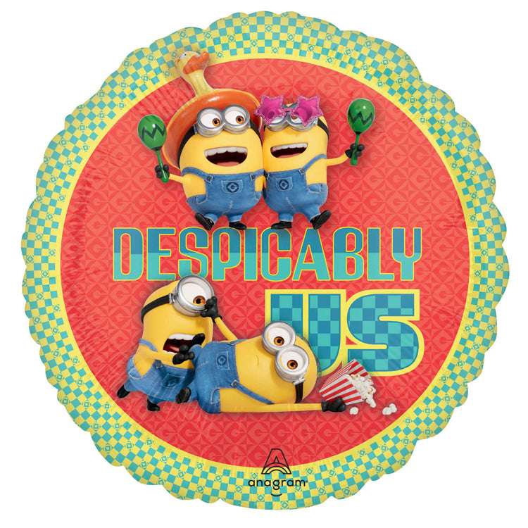45cm Standard HX Despicable Me 4 Balloon