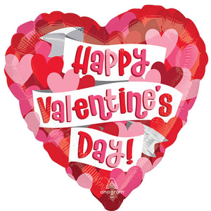 45cm HX Playful Valentines Hearts Balloon