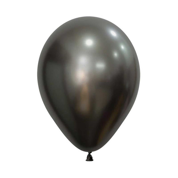 Sempertex 30cm Silk Midnight Grey Latex Balloons 880 50PK