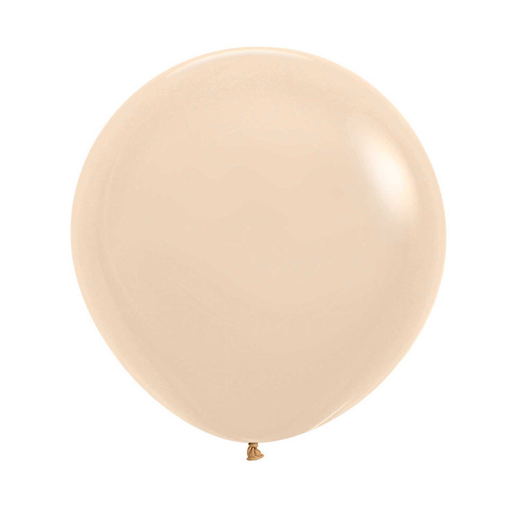 Sempertex 60cm Pastel Matte Nude Latex Balloons 661 3PK