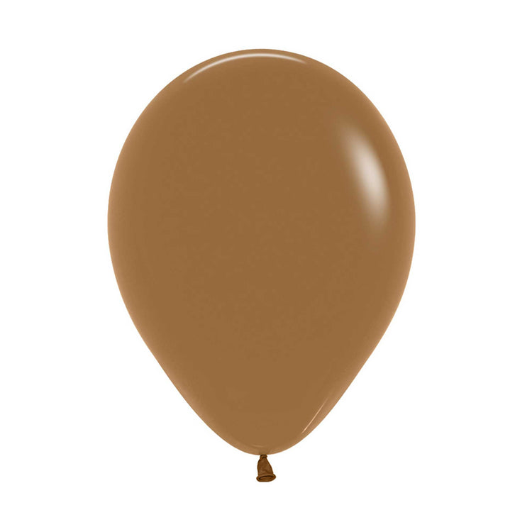 Sempertex 30cm Fashion Mocha Latex Balloons 070 25PK