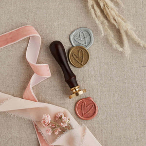DIY Wedding Heart Seal Wax Stamp