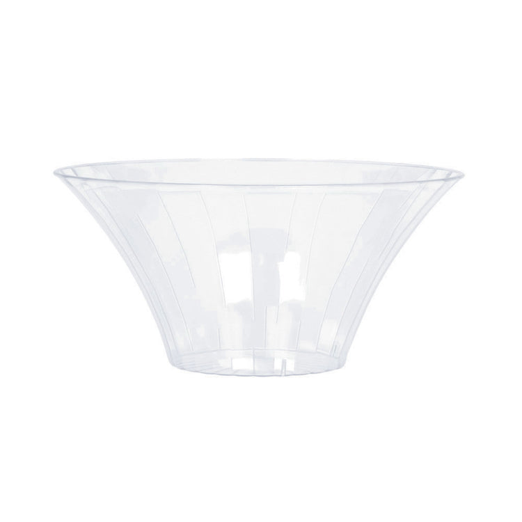 Flared Bowl Plastic Small Clear