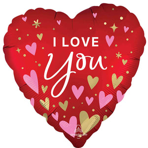 45cm XL Satin I Love You Heartful Elegance Balloon