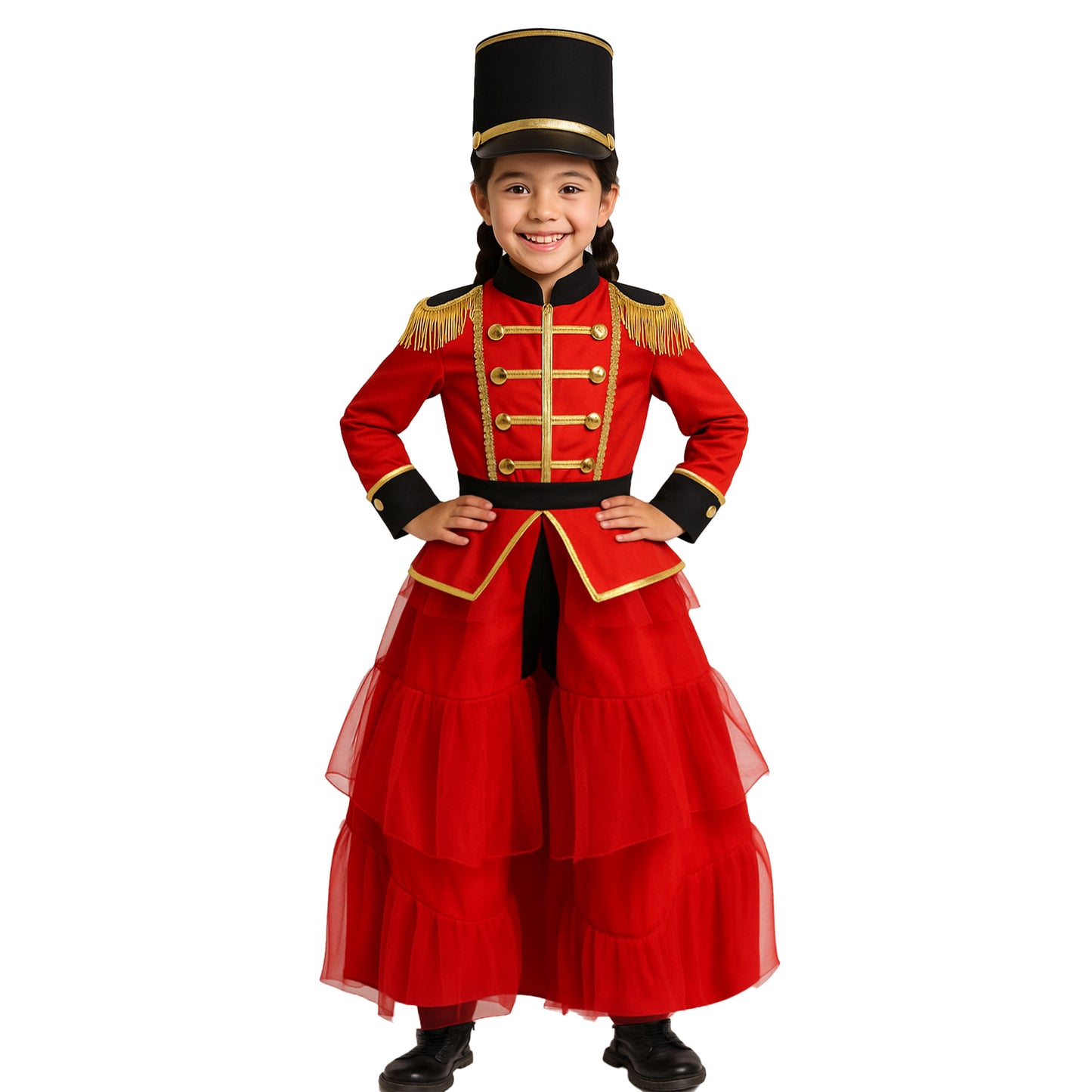 Nutcracker Soldier Red Kids Costume 7-9 Years