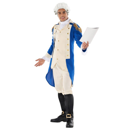 George Washington Mens Costume Size Medium