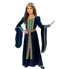 Medieval Princess Blue Girls Costume 12-14 Years