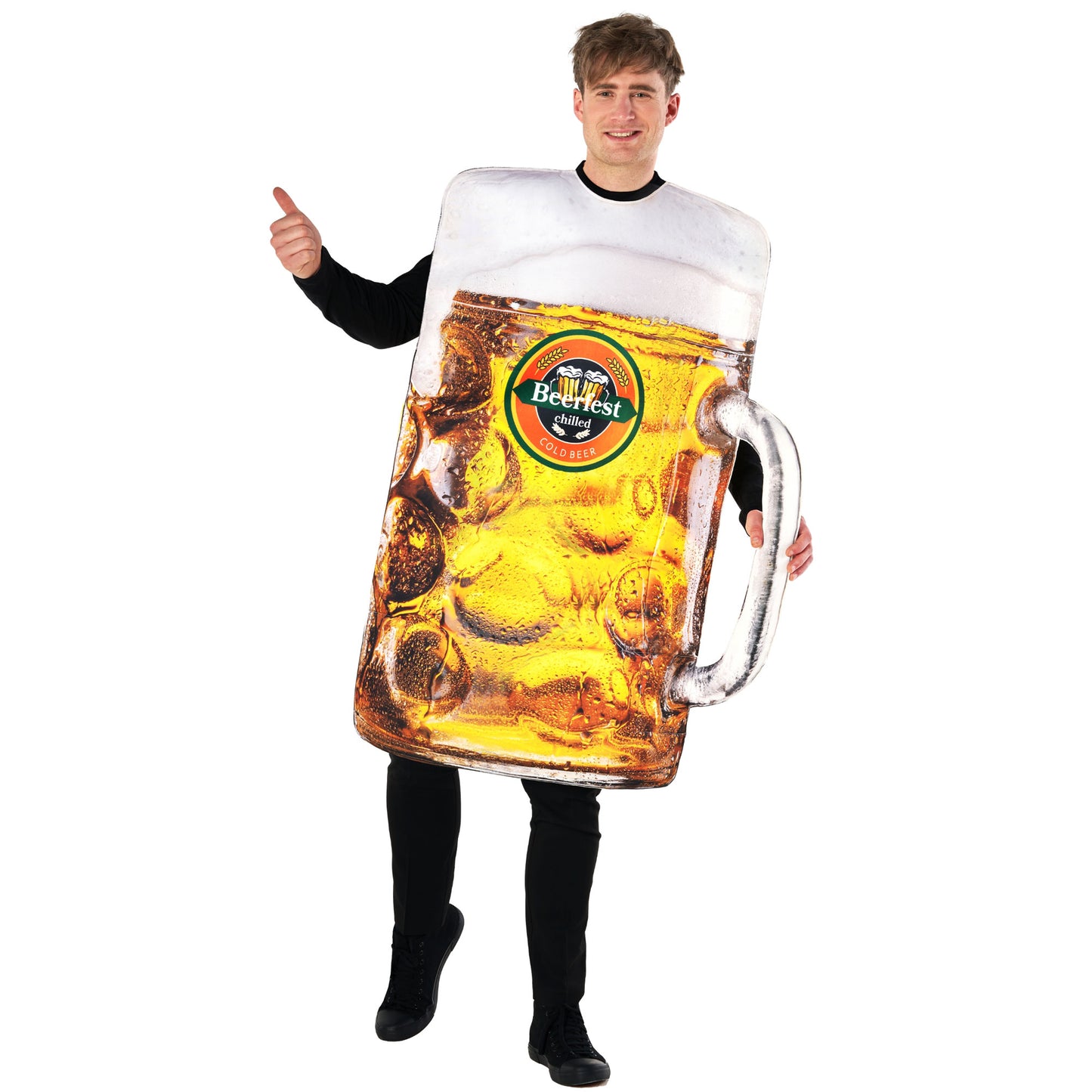 Beer Stein Tabard Adult Costume Standard Size