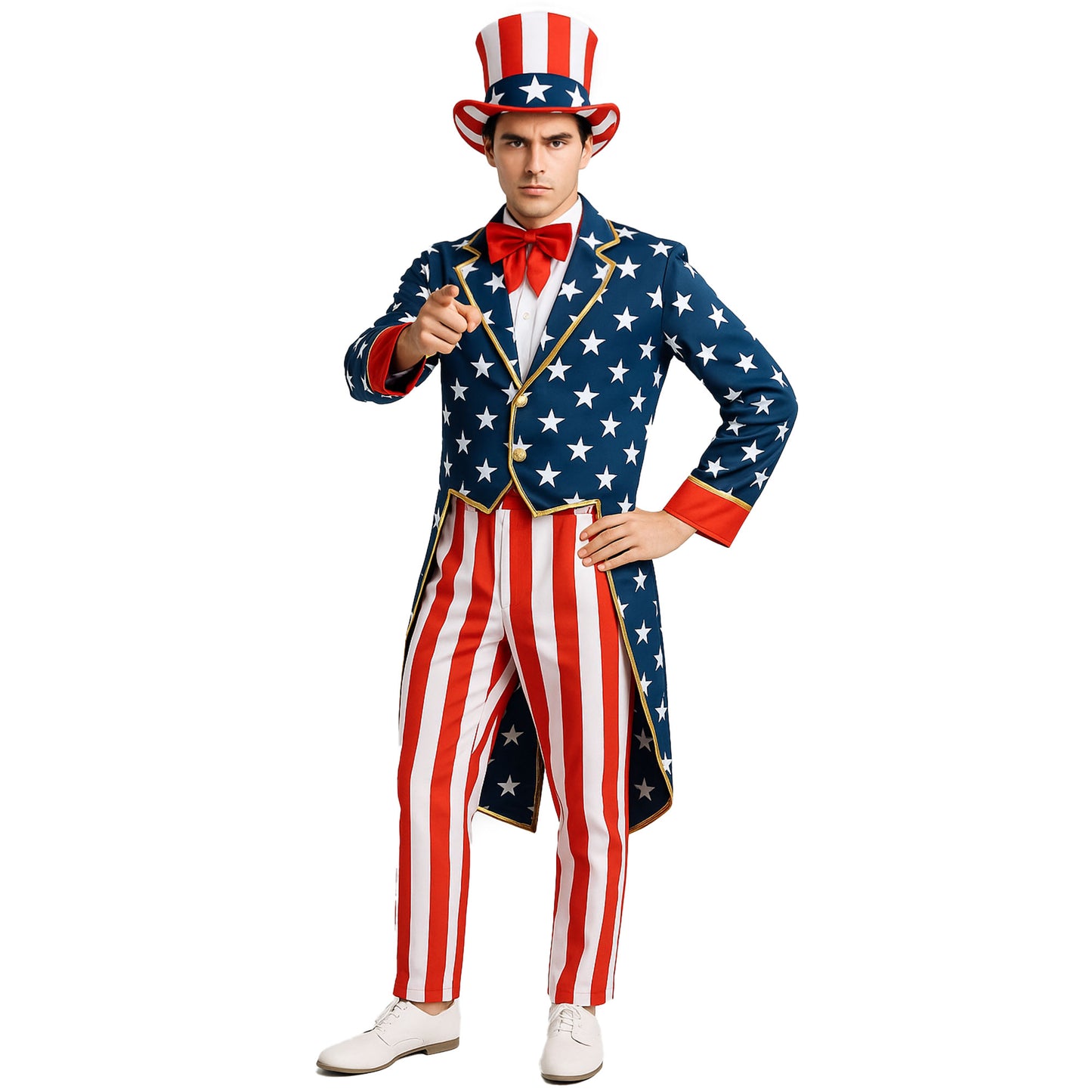 Uncle Sam Suit Mens Costume Size X-Large