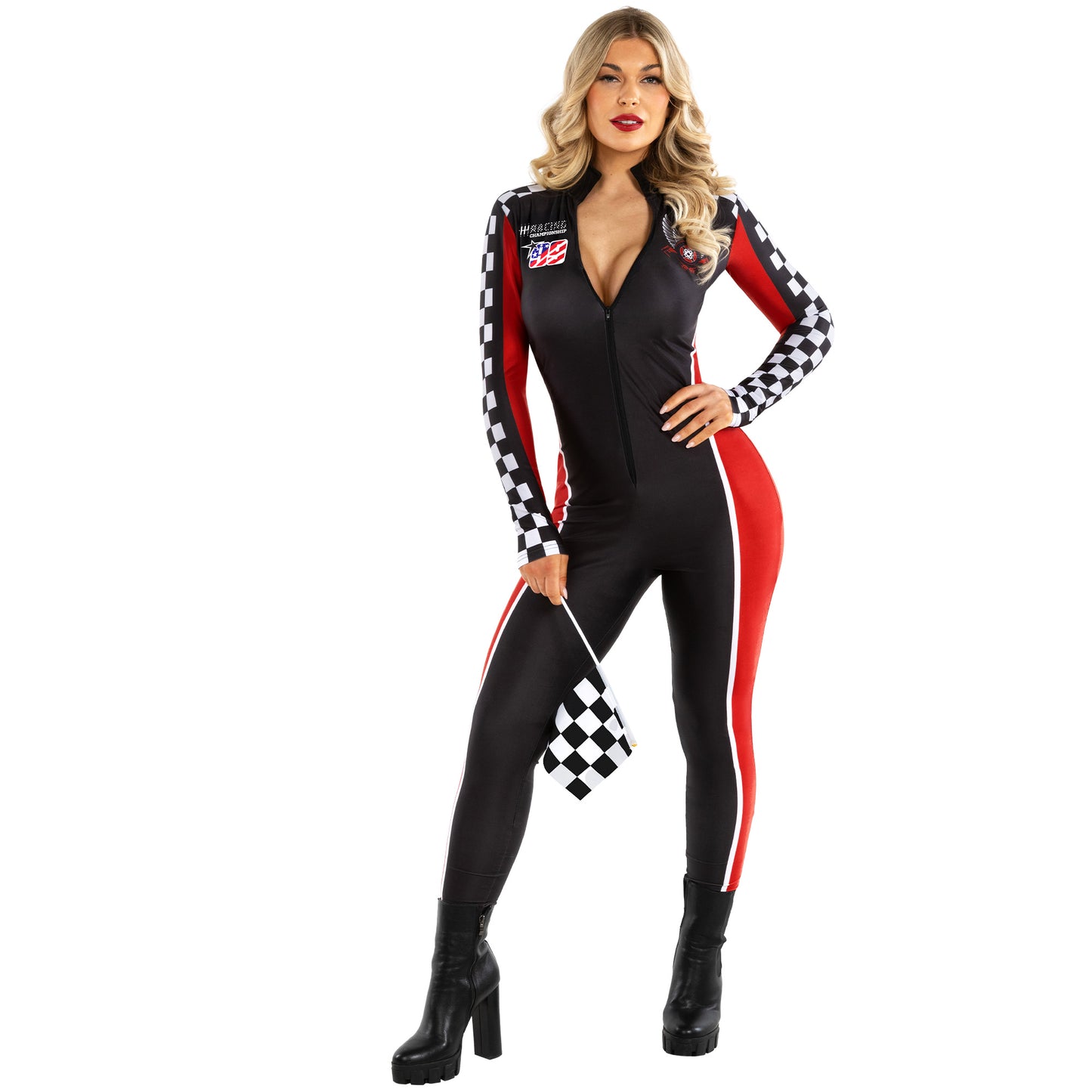 Racer Bodysuit Womens Costume Size 16-18