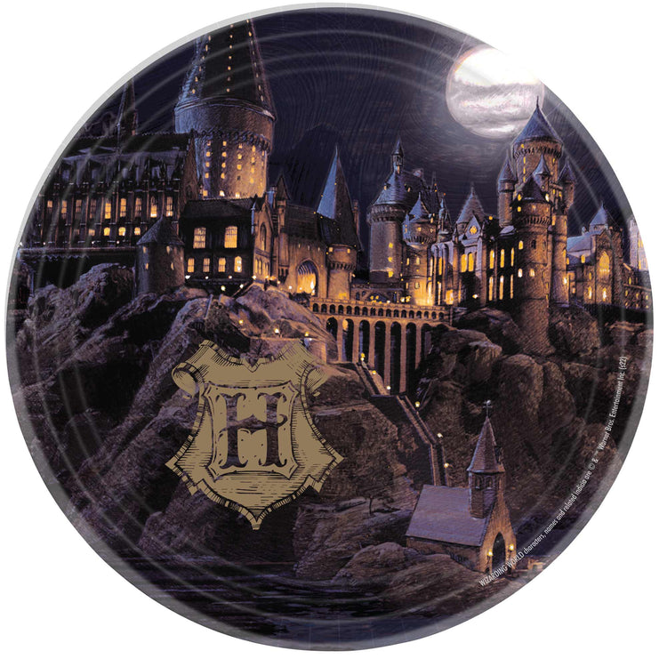 Harry Potter Hogwarts 23cm Paper Plates Pack of 8
