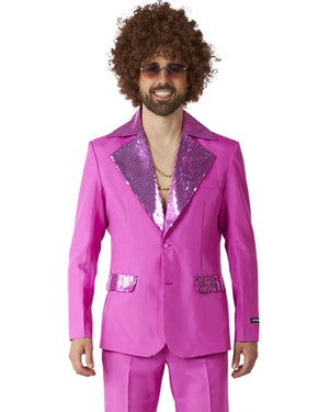 70s Disco Pink Mens Suitmeister
