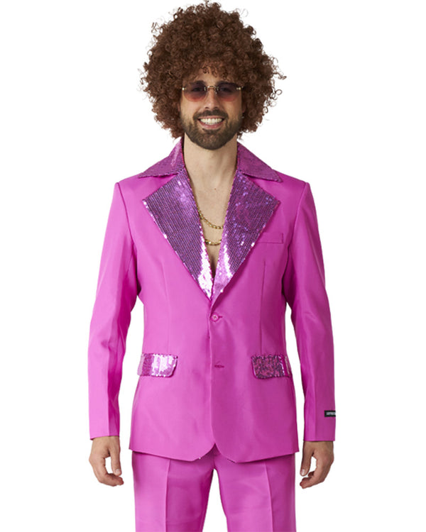 70s Disco Pink Mens Suitmeister