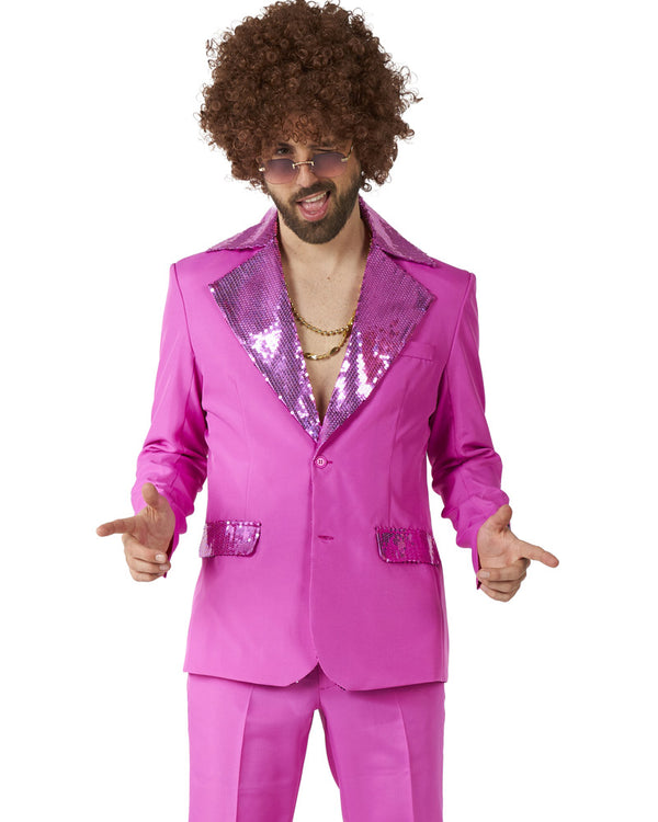 70s Disco Pink Mens Suitmeister