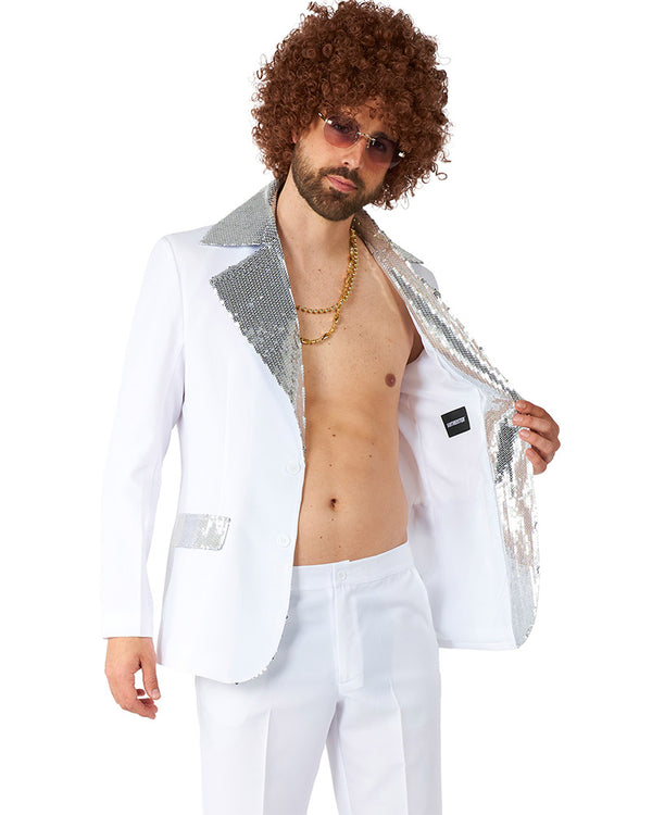 70s Disco White Mens Suitmeister