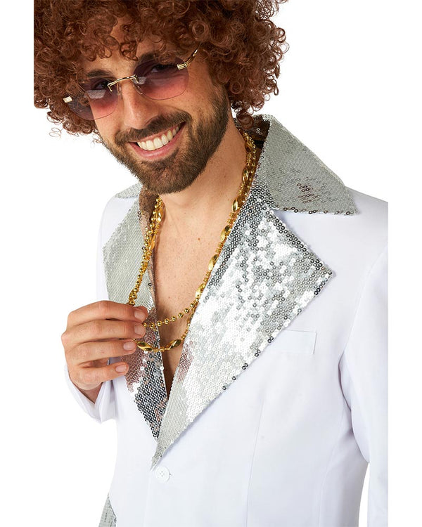 70s Disco White Mens Suitmeister