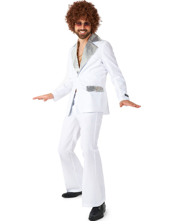 70s Disco White Mens Suitmeister