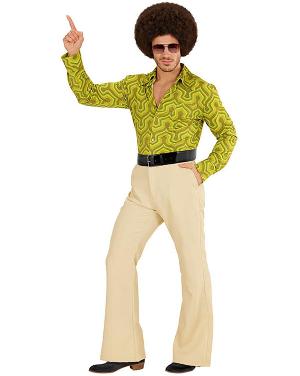 70s Groovy Beige Mens Pants