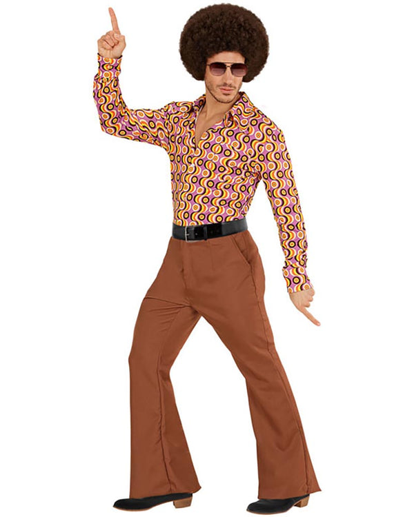 70s Groovy Brown Mens Pants