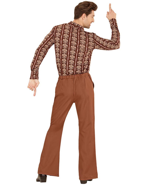 70s Groovy Brown Mens Pants