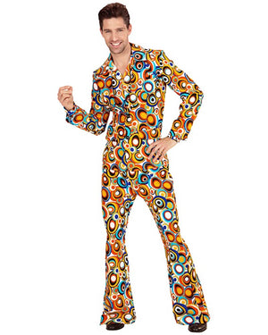 70s Groovy Bubbles Mens Suit