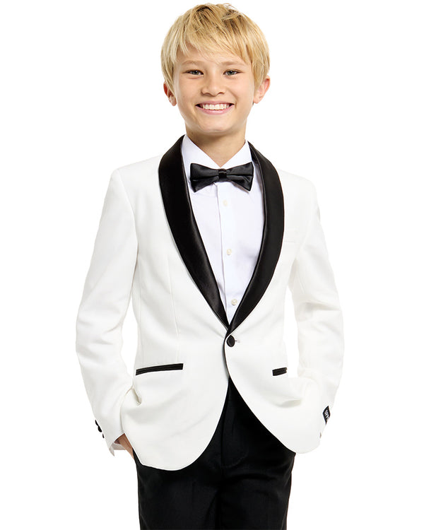 70s Opposuit Pearly White Premium Teen Boys Costume