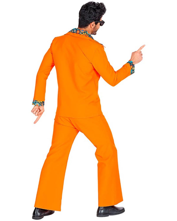 70s Orange Disco Mens Costume