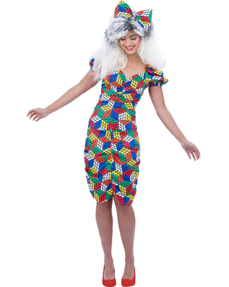 70s Rubiks Cube Womens Costume