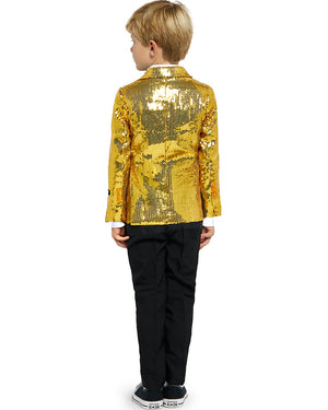 70s Sequins Gold Boys Suitmeister Jacket