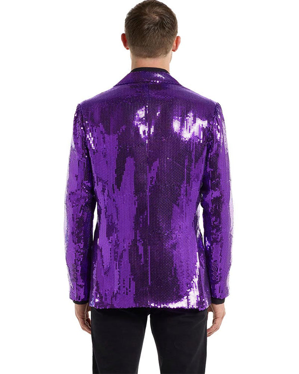 70s Sequins Purple Mens Suitmeister Jacket