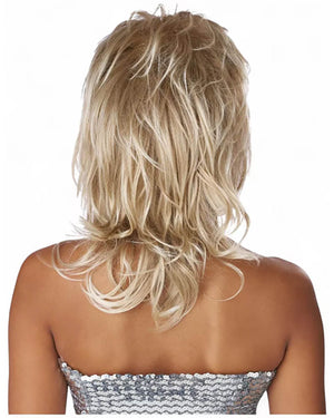 70s Shaggy Chic Short Blonde Blend Wig