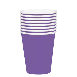 New Purple 354ml Paper Cups Pack of 20