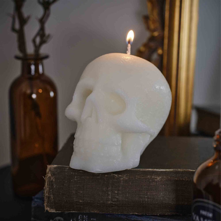 Deadly Soiree Skull Candle 11cm