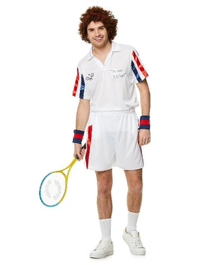 80s Tennis Player Mens Costume