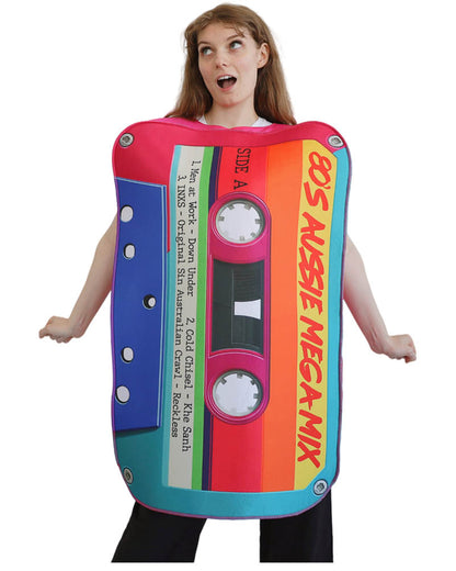80s Aussie Cassette Tape Adult Costume