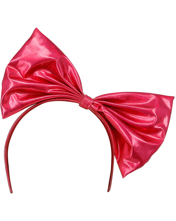 80s Metallic Pink Headband