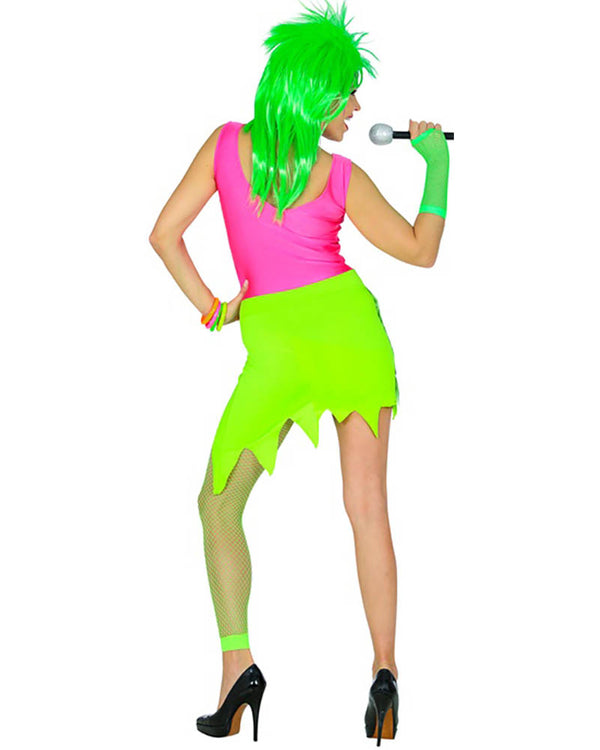 80s Neon Rockstar Womens Costume
