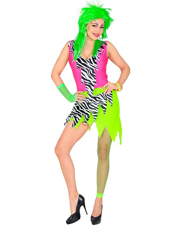 80s Neon Rockstar Womens Costume