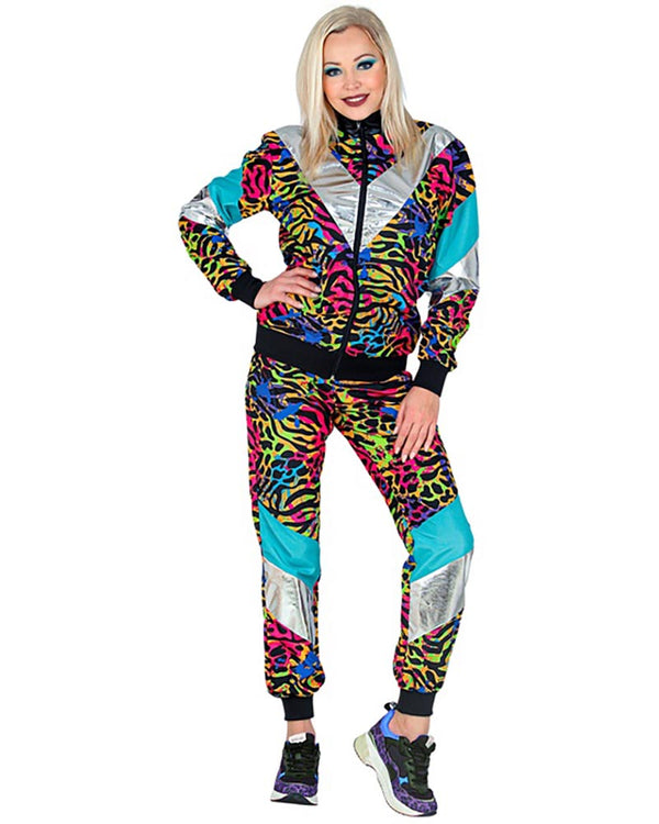 80s Party Animal Shell Suit Adults Costume