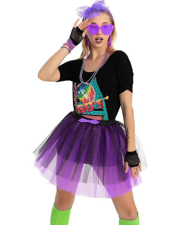 Totally 80s Complete Womens Costume