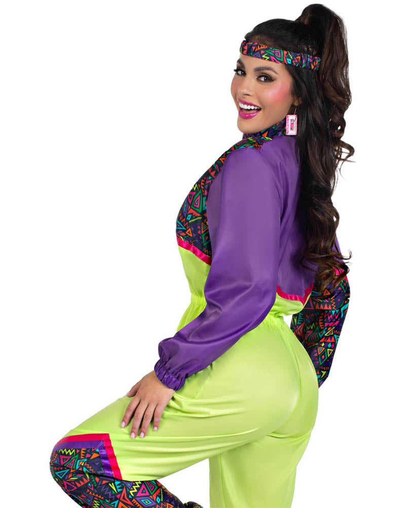 80s Rad Tracksuit Womens Costume