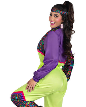 80s Rad Tracksuit Womens Costume