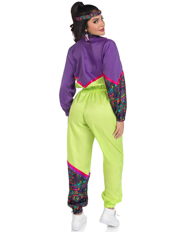 80s Rad Tracksuit Womens Costume
